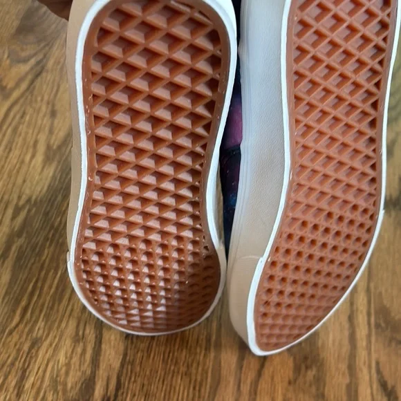 Vans Black and Purple Cosmic Sneakers - Picture 5 of 6